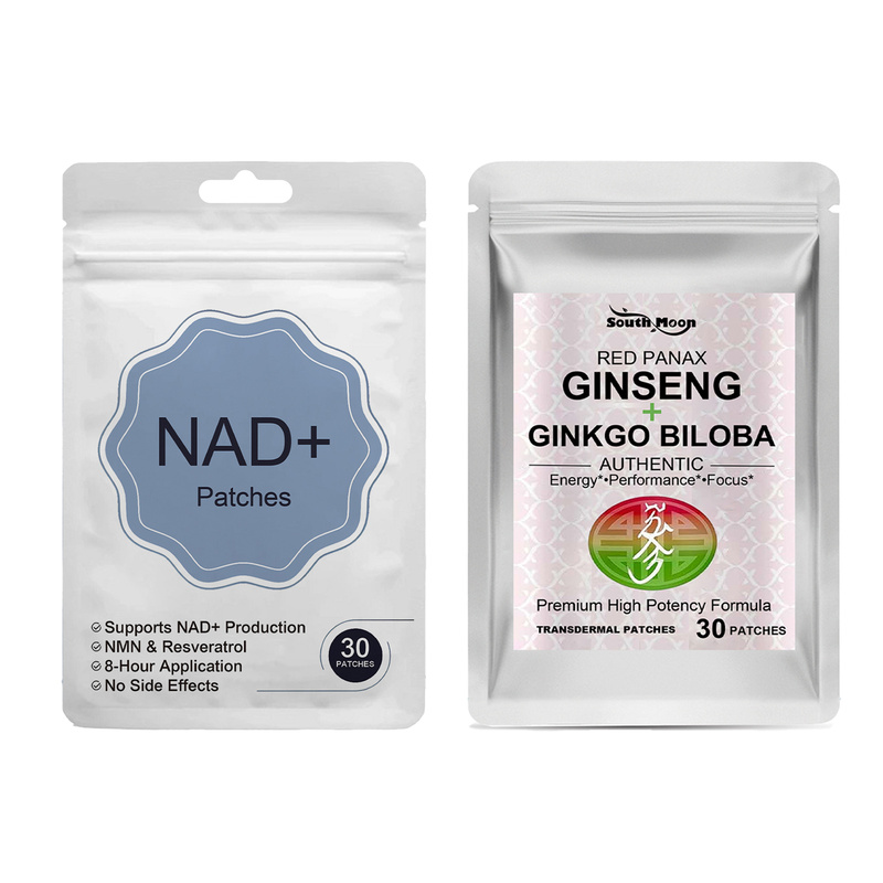 Ginger Tea - NAD+ 패치 및 붉은 인삼, 은행잎
