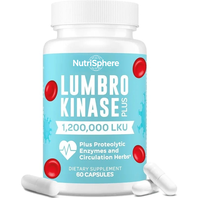 럼브로키나제 보충제 캡슐, 단백질분해효소와 허브 성분  - Herbal Supplement 리뷰 및 가격