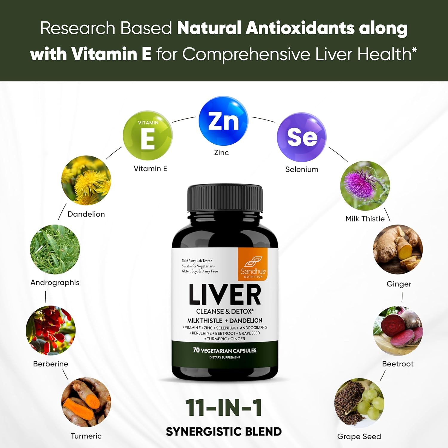 간 정화 디톡스 및 회복 지원, 간 건강을 위한 허브  - Herbal Supplement 리뷰 및 가격