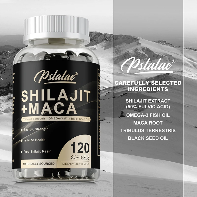Shilajit + Maca - 에너지와 활력 증가,  - Herbal Supplement 리뷰 및 가격